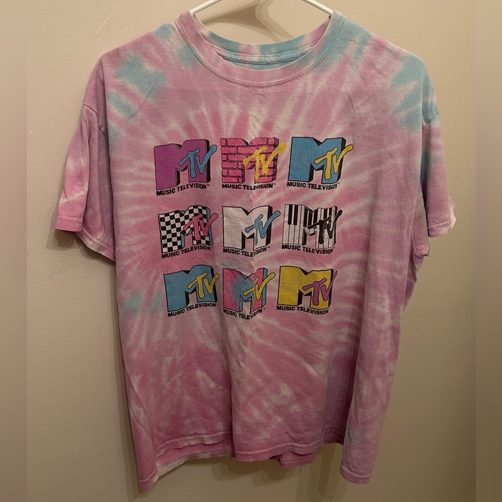 MTV Tie-Dye Short Sleeve Tee